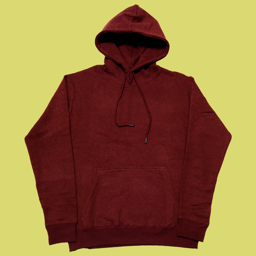 Maroon Plain Hoodie