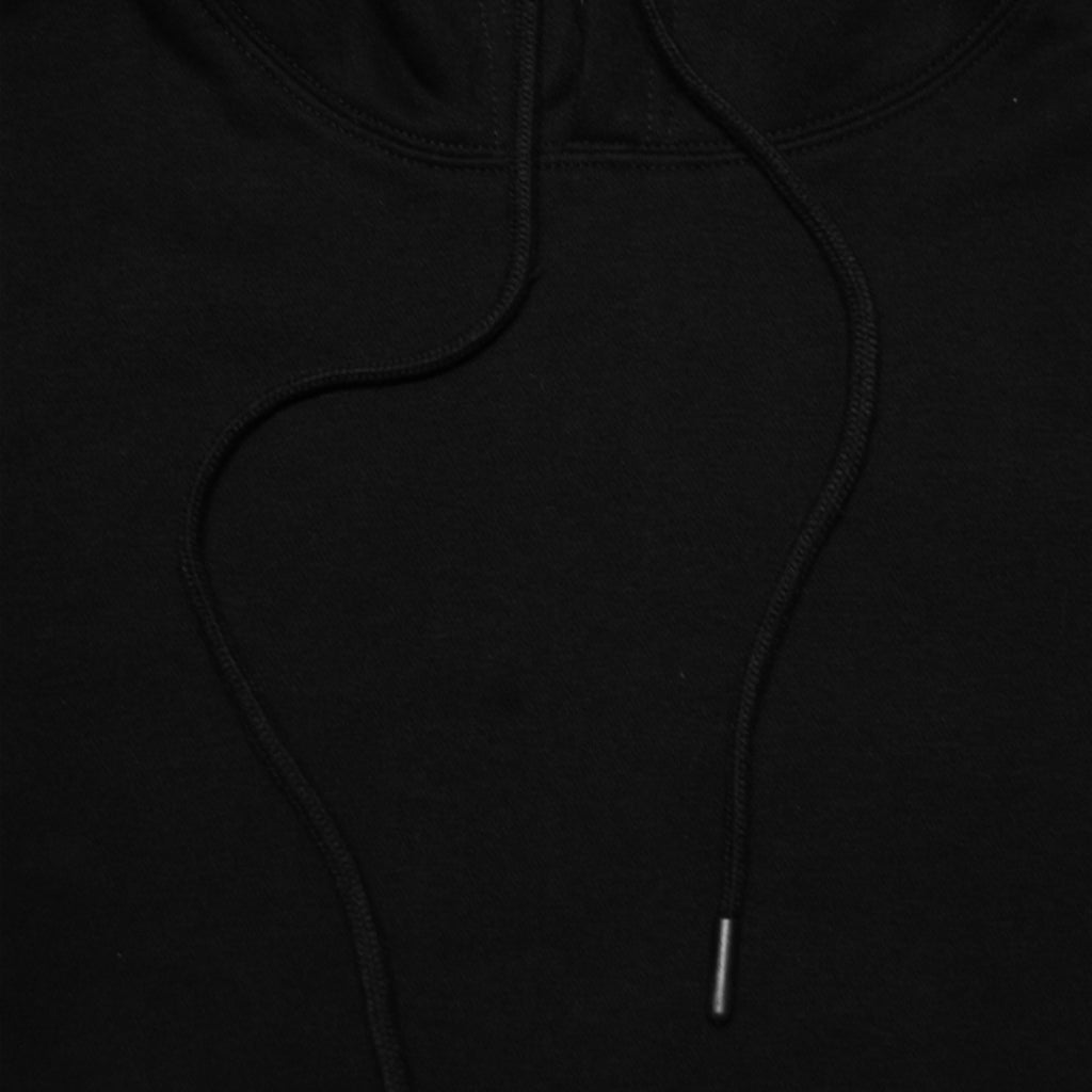 Black Plain Hoodie