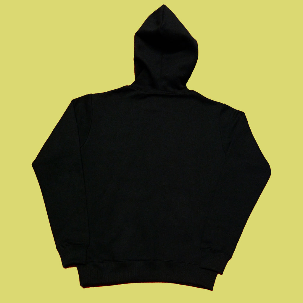 Black Plain Hoodie