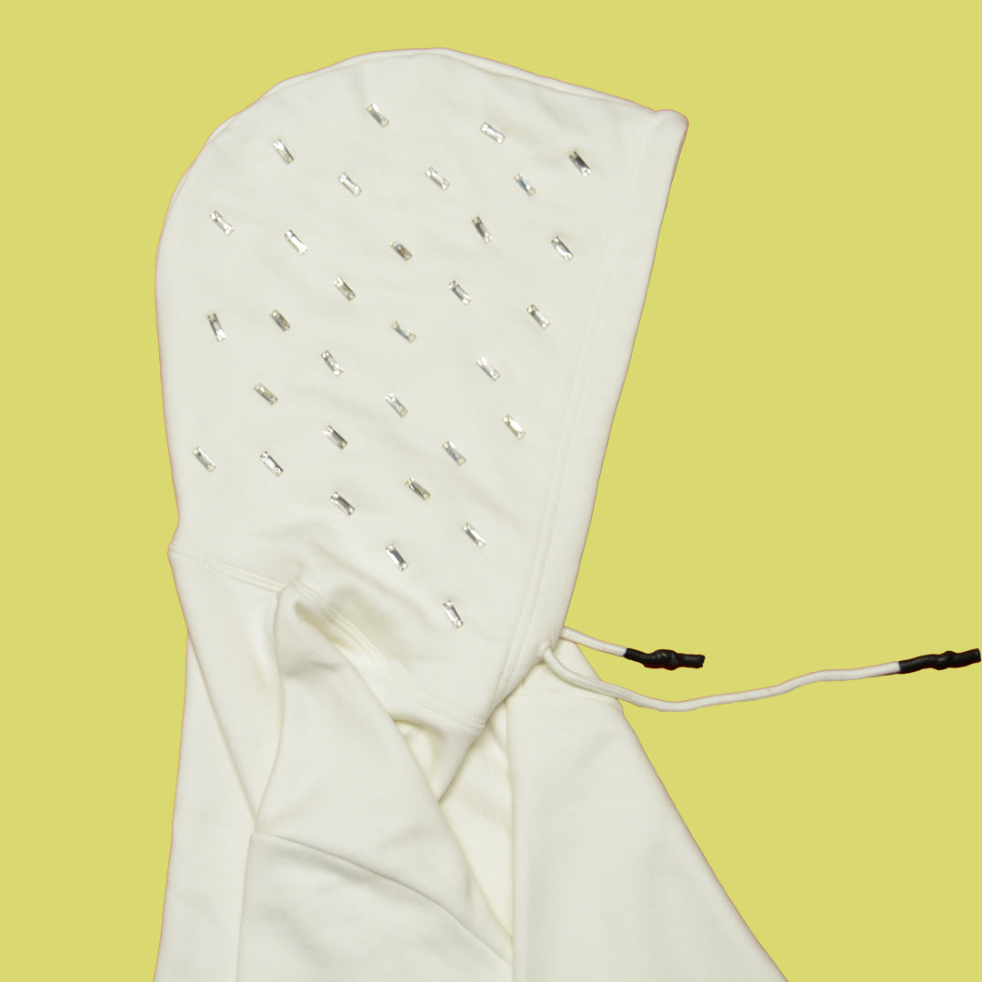 Hood Hand Embellished Hoodie