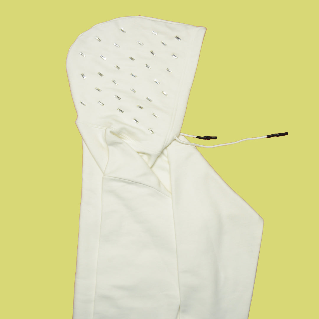 Hood Hand Embellished Hoodie